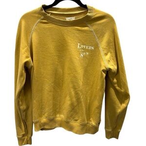 Women’s Billabong Lovers of the Sun yellow/gold sweatshirt size S